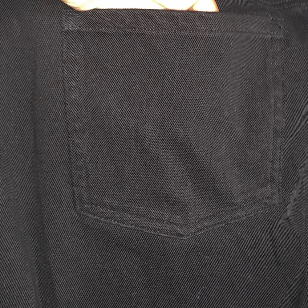 SPANX | Jean ish Black Knit Denim Leggings plus size 1X - Picture 8 of 10